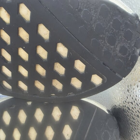 Womens size 7.5 - adidas NMD_R1 Stencil Pack Athletic Sneakers White Blue G27950 - Picture 10 of 11